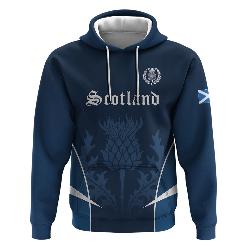 Scotland Rugby Personalized Hoodie Scottish Thistle Champions
