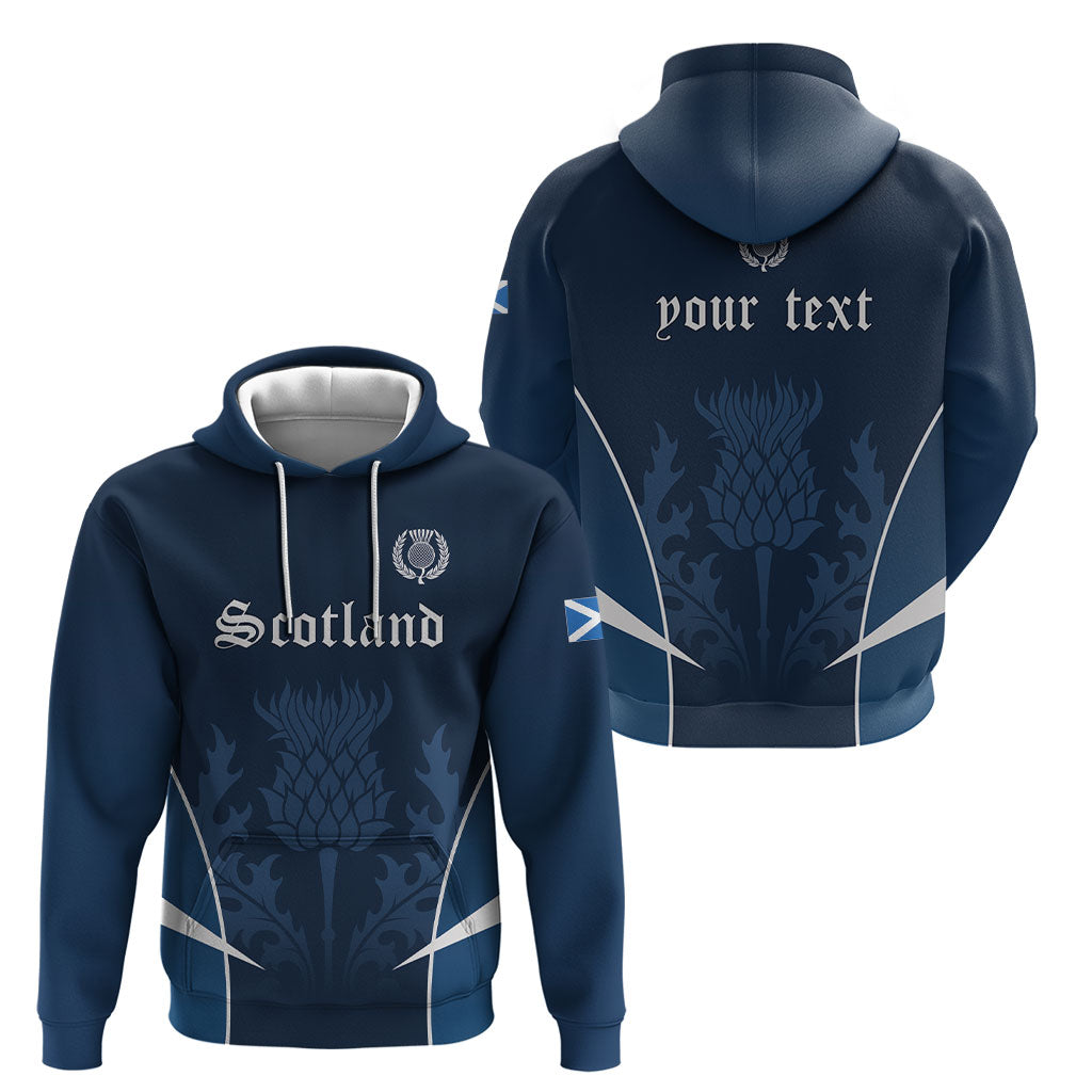Scotland Rugby Personalized Hoodie Scottish Thistle Champions