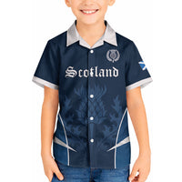Scotland Rugby Personalized Kid Hawaiian Shirt Scottish Thistle Champions