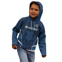 Scotland Rugby Personalized Kid Hoodie Scottish Thistle Champions