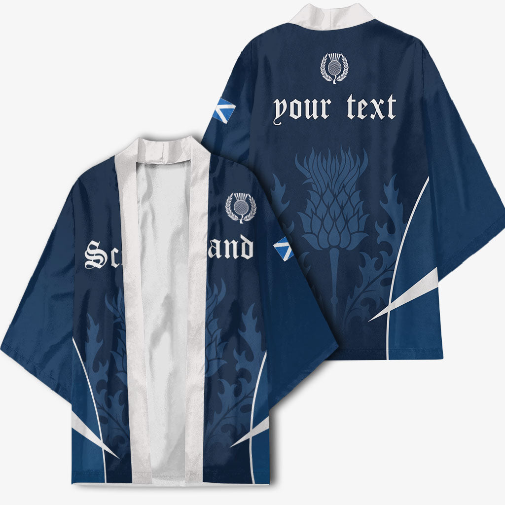 Scotland Rugby Personalized Kimono Scottish Thistle Champions