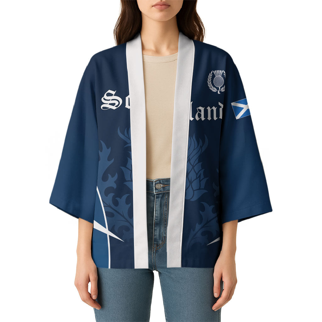 Scotland Rugby Personalized Kimono Scottish Thistle Champions