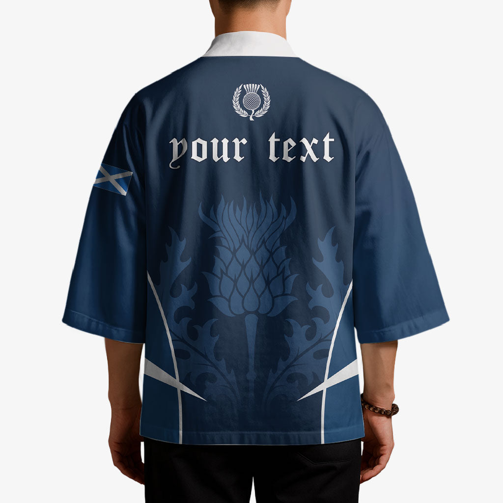 Scotland Rugby Personalized Kimono Scottish Thistle Champions