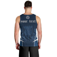 Scotland Rugby Personalized Men Tank Top Scottish Thistle Champions