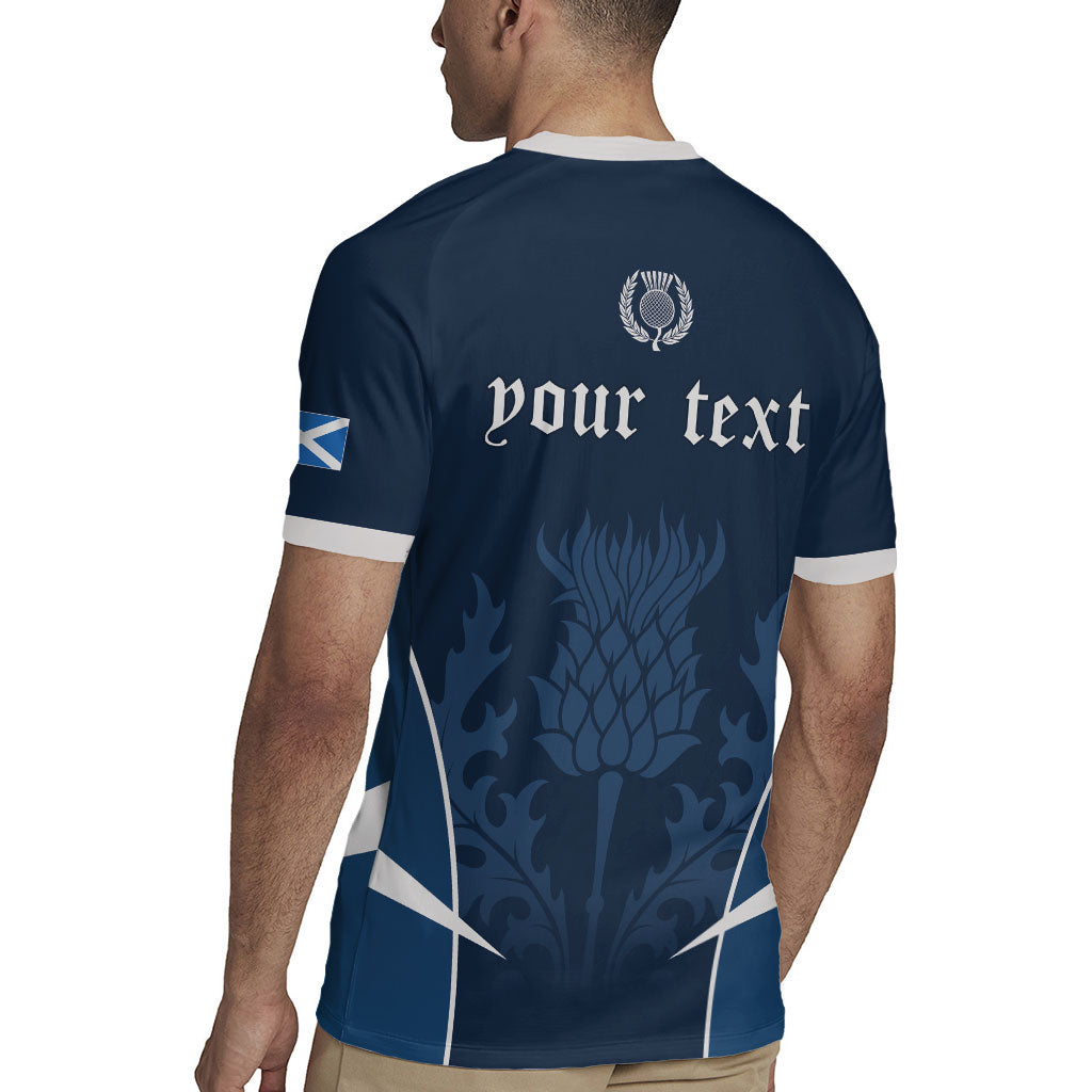 Scotland Rugby Personalized Rugby Jersey Scottish Thistle Champions