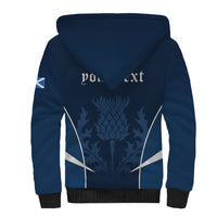 Scotland Rugby Personalized Sherpa Hoodie Scottish Thistle Champions
