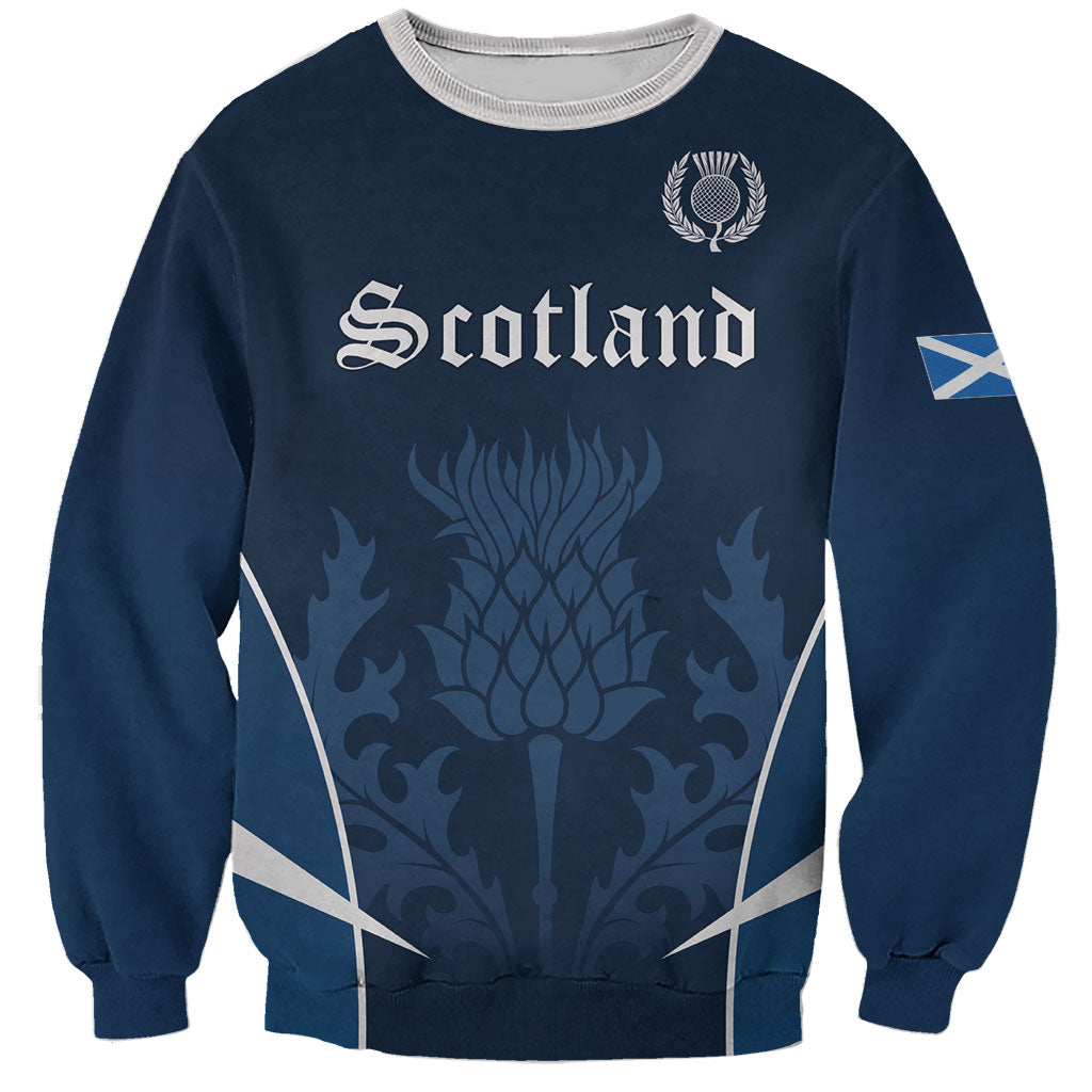 Scotland Rugby Personalized Sweatshirt Scottish Thistle Champions