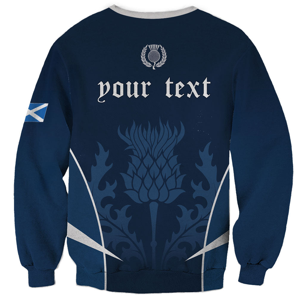 Scotland Rugby Personalized Sweatshirt Scottish Thistle Champions