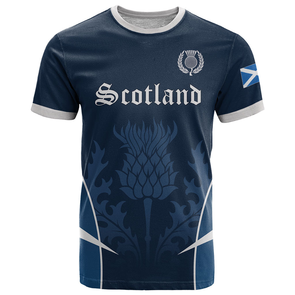 Scotland Rugby Personalized T Shirt Scottish Thistle Champions