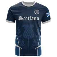 Scotland Rugby Personalized T Shirt Scottish Thistle Champions