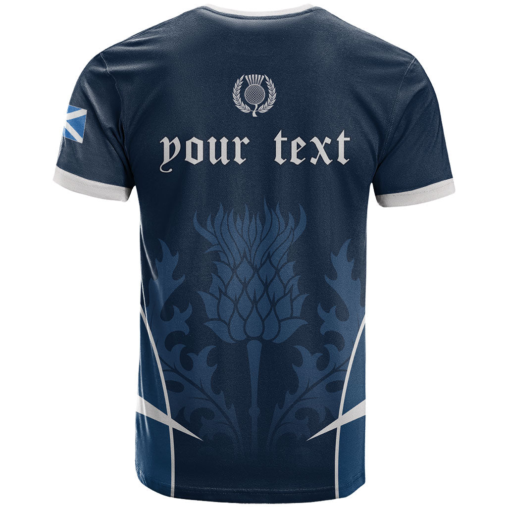 Scotland Rugby Personalized T Shirt Scottish Thistle Champions