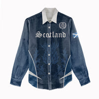 Scotland Rugby Personalized Women Casual Shirt Scottish Thistle Champions