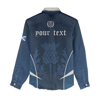 Scotland Rugby Personalized Women Casual Shirt Scottish Thistle Champions