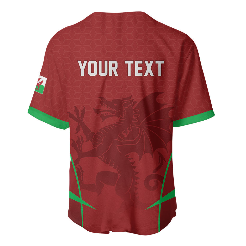 Wales Rugby Personalized Baseball Jersey Welsh Red Dragon Champions