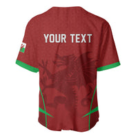 Wales Rugby Personalized Baseball Jersey Welsh Red Dragon Champions