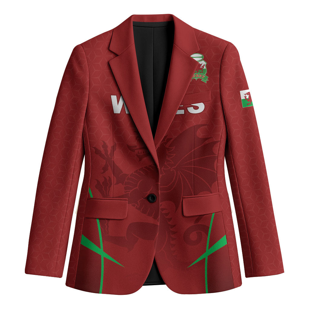Wales Rugby Personalized Blazer Welsh Red Dragon Champions
