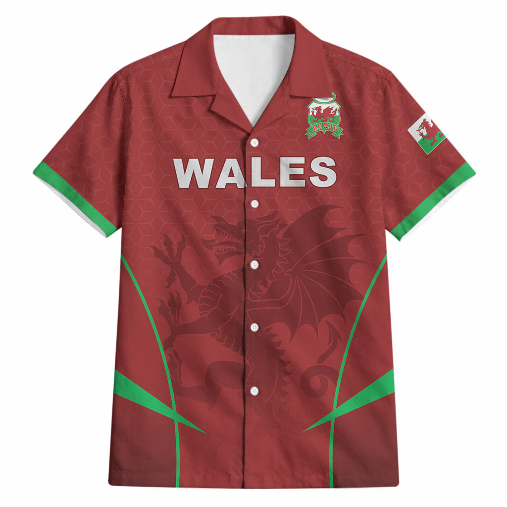 Wales Rugby Personalized Hawaiian Shirt Welsh Red Dragon Champions