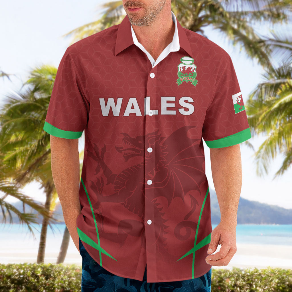Wales Rugby Personalized Hawaiian Shirt Welsh Red Dragon Champions