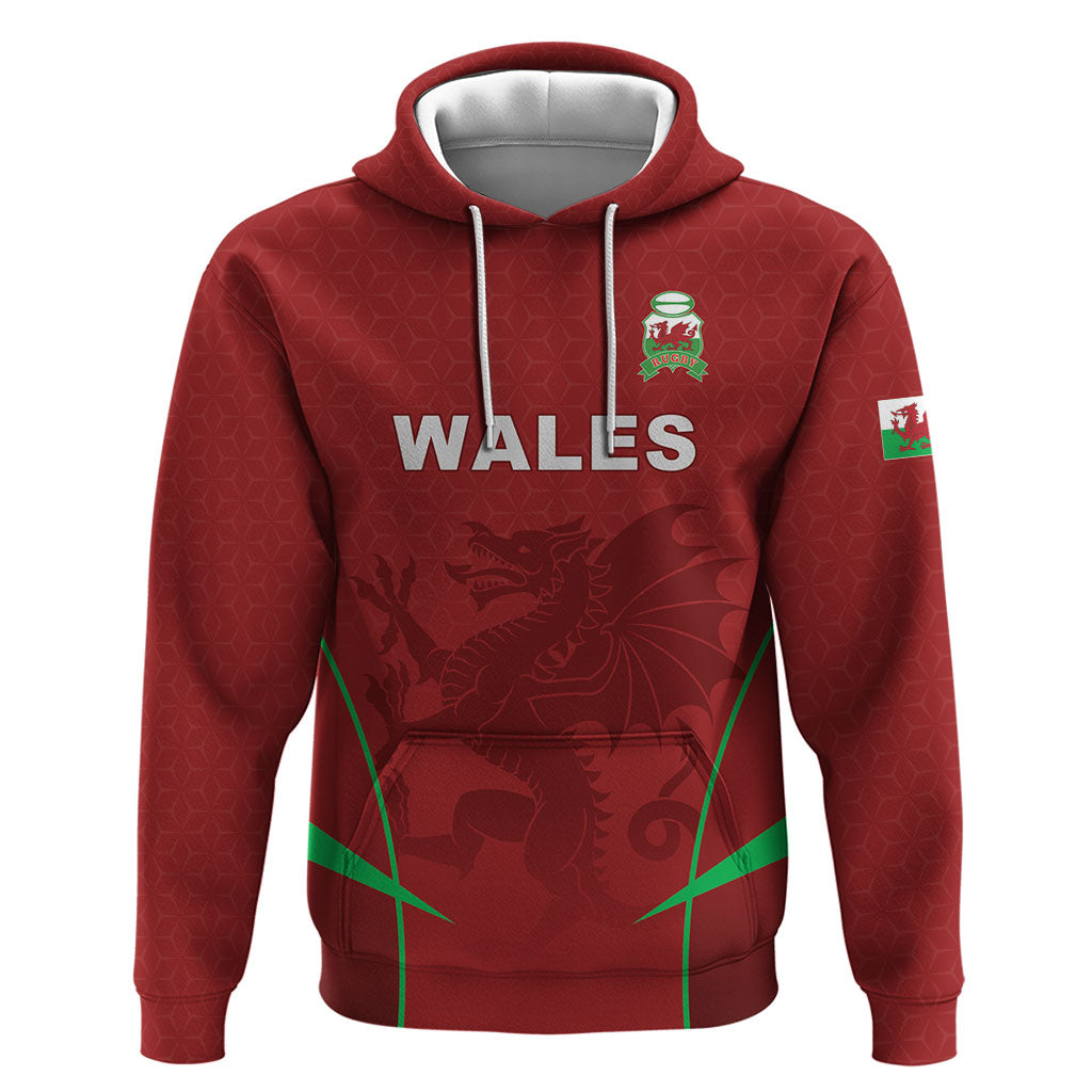 Wales Rugby Personalized Hoodie Welsh Red Dragon Champions