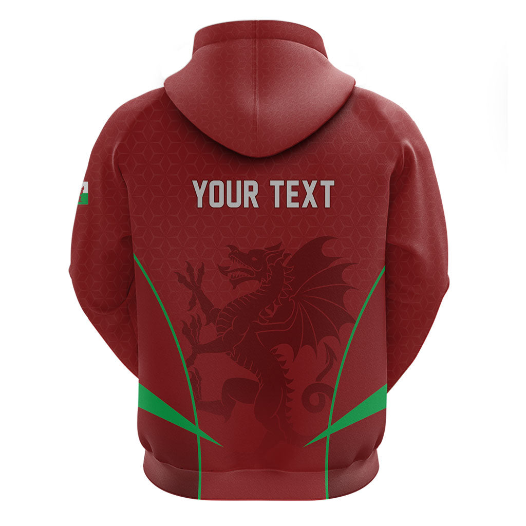 Wales Rugby Personalized Hoodie Welsh Red Dragon Champions