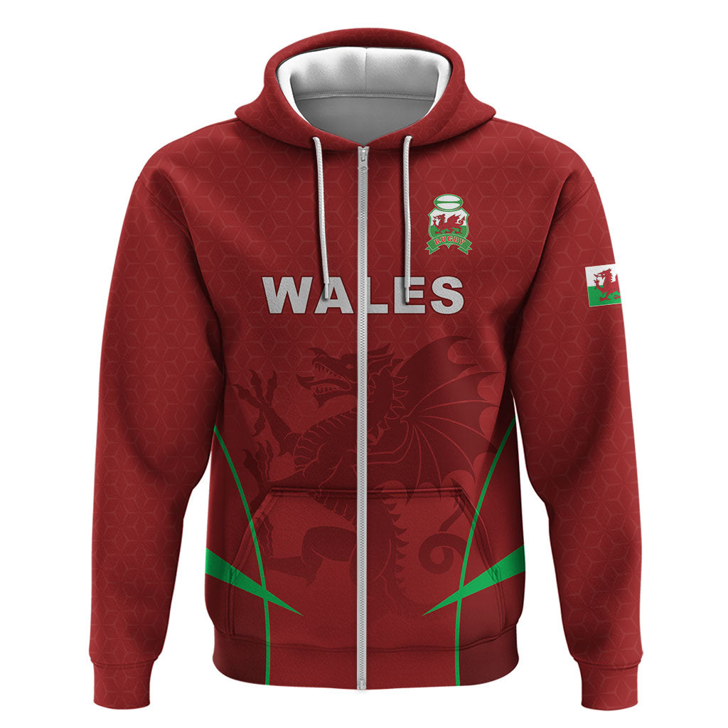 Wales Rugby Personalized Hoodie Welsh Red Dragon Champions