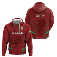 Wales Rugby Personalized Hoodie Welsh Red Dragon Champions