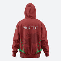 Wales Rugby Personalized Hoodie Welsh Red Dragon Champions