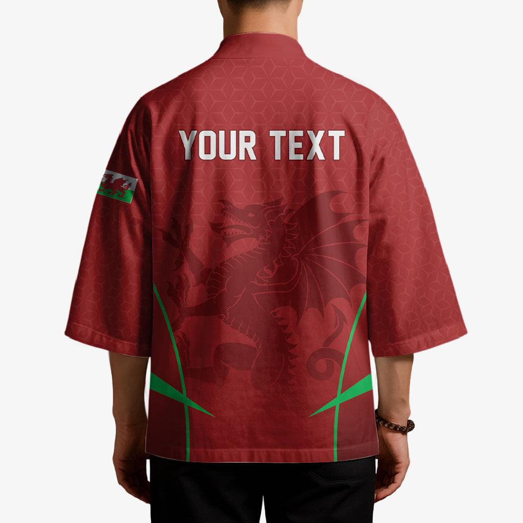 Wales Rugby Personalized Kimono Welsh Red Dragon Champions