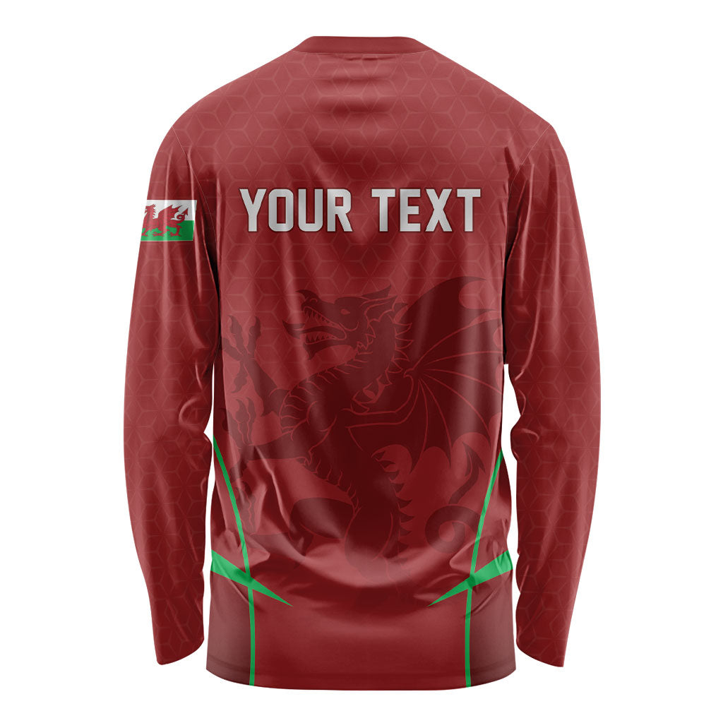 Wales Rugby Personalized Long Sleeve Shirt Welsh Red Dragon Champions