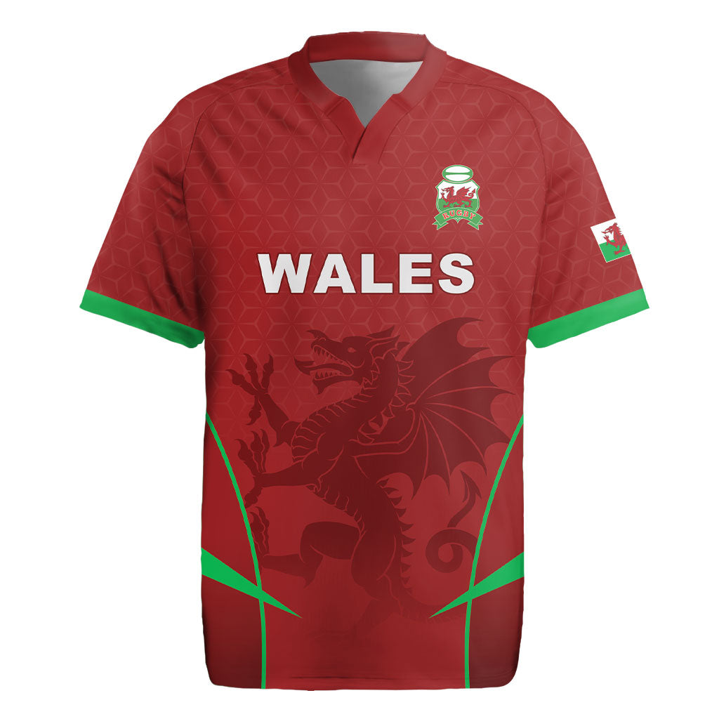 Wales Rugby Personalized Rugby Jersey Welsh Red Dragon Champions