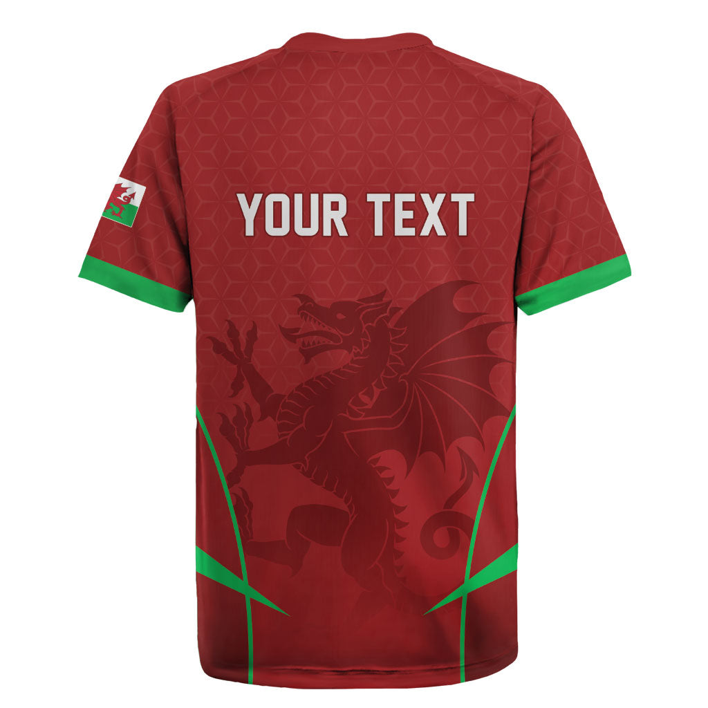 Wales Rugby Personalized Rugby Jersey Welsh Red Dragon Champions