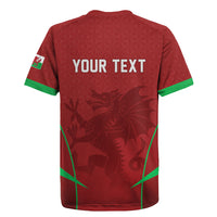Wales Rugby Personalized Rugby Jersey Welsh Red Dragon Champions
