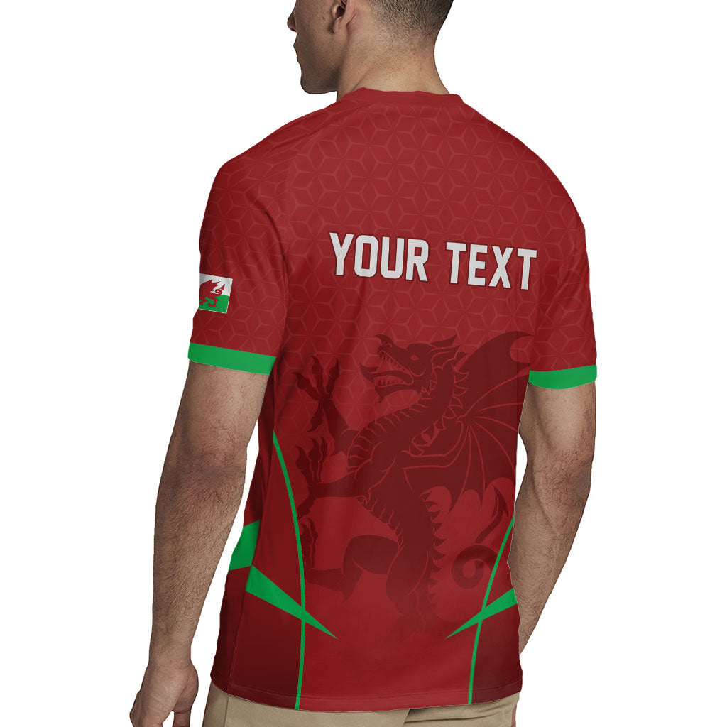 Wales Rugby Personalized Rugby Jersey Welsh Red Dragon Champions