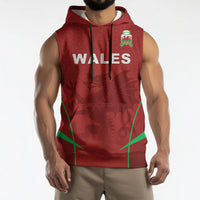 Wales Rugby Personalized Sleeveless Hoodie Welsh Red Dragon Champions