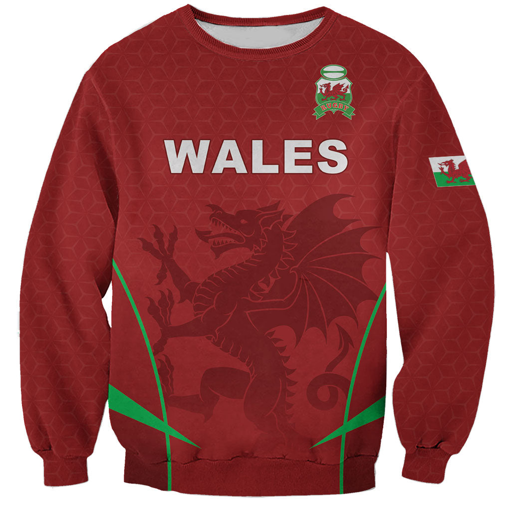 Wales Rugby Personalized Sweatshirt Welsh Red Dragon Champions