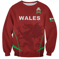 Wales Rugby Personalized Sweatshirt Welsh Red Dragon Champions