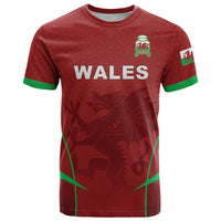 Wales Rugby Personalized T Shirt Welsh Red Dragon Champions