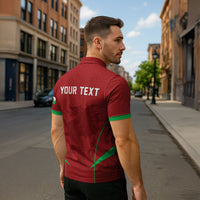 Wales Rugby Personalized Zipper Polo Shirt Welsh Red Dragon Champions