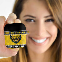 Personalized Brecknockshire Wales Christmas AirPods Case Welsh Celtic Bat Design - Wonder Print Shop