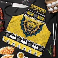 Personalized Brecknockshire Wales Christmas Apron Welsh Celtic Bat Design - Wonder Print Shop
