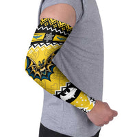 Personalized Brecknockshire Wales Christmas Arm Sleeves Welsh Celtic Bat Design - Wonder Print Shop