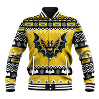 Personalized Brecknockshire Wales Christmas Baseball Jacket Welsh Celtic Bat Design - Wonder Print Shop