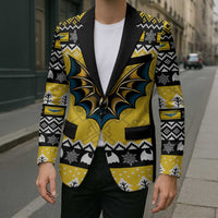 Personalized Brecknockshire Wales Christmas Blazer Welsh Celtic Bat Design - Wonder Print Shop