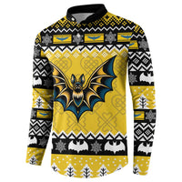 Personalized Brecknockshire Wales Christmas Button Sweatshirt Welsh Celtic Bat Design - Wonder Print Shop