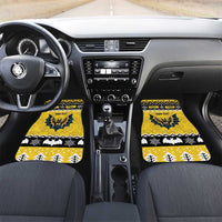 Personalized Brecknockshire Wales Christmas Car Mats Welsh Celtic Bat Design - Wonder Print Shop