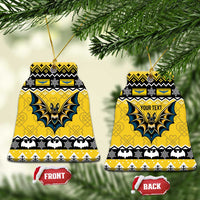 Personalized Brecknockshire Wales Christmas Ceramic Ornament Welsh Celtic Bat Design - Wonder Print Shop