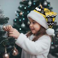 Personalized Brecknockshire Wales Christmas Santa Hat Welsh Celtic Bat Design - Wonder Print Shop