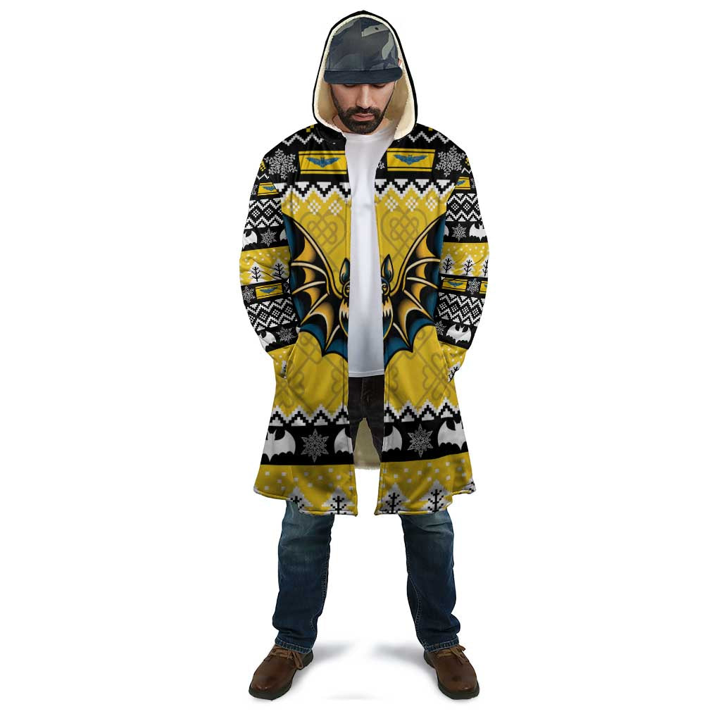 Personalized Brecknockshire Wales Christmas Cloak Welsh Celtic Bat Design - Wonder Print Shop