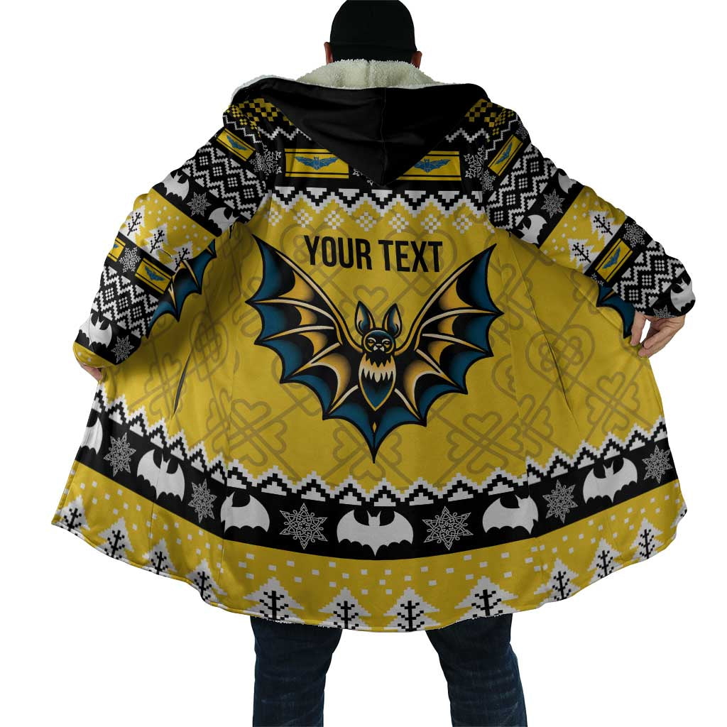Personalized Brecknockshire Wales Christmas Cloak Welsh Celtic Bat Design - Wonder Print Shop