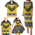 Personalized Brecknockshire Wales Christmas Family Matching Puletasi and Hawaiian Shirt Welsh Celtic Bat Design - Wonder Print Shop